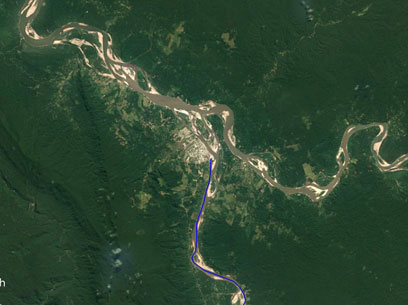 Apurimac and Urubamba rivers form the Ucayali at Atalaya