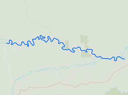 Boca Rafting Expedition 8 Days Overview Map