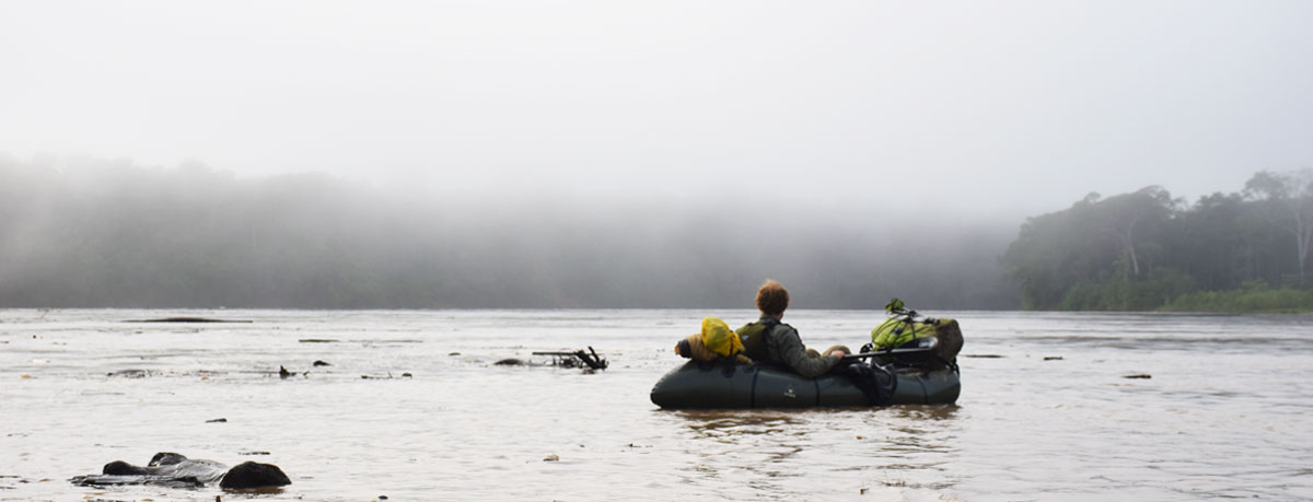 In den nebligen unbekannten Amazonas