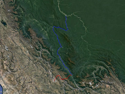Lower Apurimac Expedition Overview Map