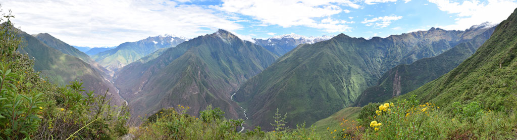 View from behind Choquequirao