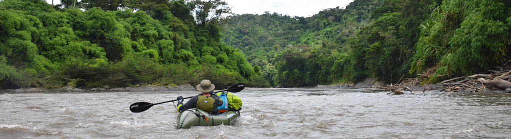 Jungle river rafting in Peru