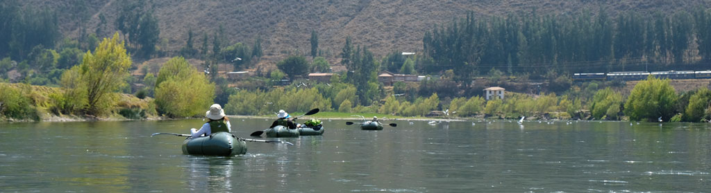 Rafters on the Urubamba River
